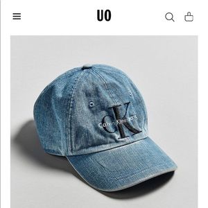 Calvin Klein Denim Baseball Cap